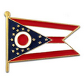 Ohio State Burgee Flag Pin